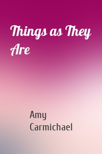 Things as They Are