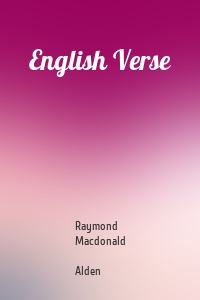 English Verse