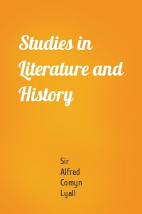 Studies in Literature and History