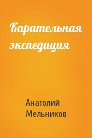 Обложка книги «Карательная экспедиция» — Анатолий Мельников