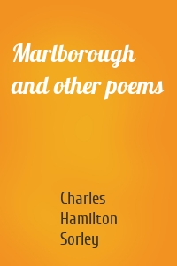 Marlborough and other poems