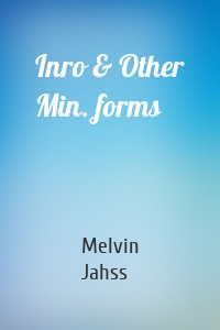 Inro & Other Min. forms