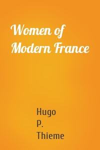 Women of Modern France