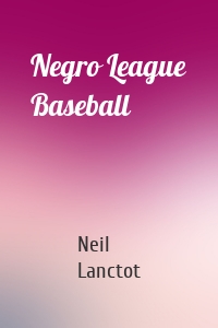 Negro League Baseball