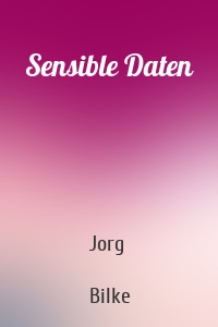 Sensible Daten
