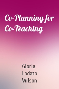 Co-Planning for Co-Teaching