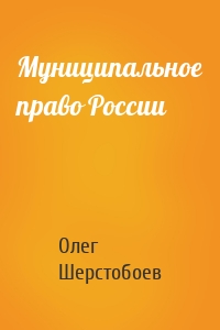 Муниципальное право России