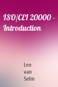 ISO/CEI 20000 - Introduction