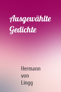 Ausgewählte Gedichte