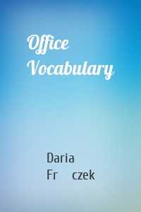 Office Vocabulary