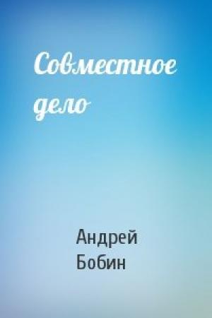 Обложка книги «Совместное дело» — Андрей Бобин