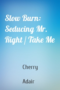 Slow Burn: Seducing Mr. Right / Take Me