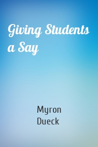 Giving Students a Say