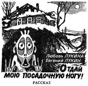 Обложка книги «Отдай мою посадочную ногу!» — Евгений Лукин, Любовь Лукина