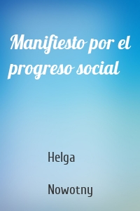 Manifiesto por el progreso social