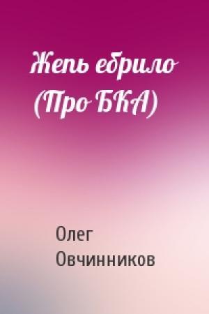 Обложка книги «Жепь ебрило (Про БКА)» — Олег Овчинников