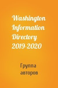Washington Information Directory 2019-2020