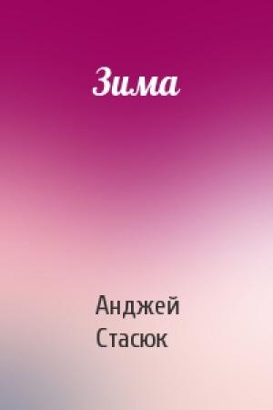 Обложка книги «Зима» — Анджей Стасюк