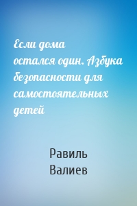 Если дома остался один. Азбука безопасности для самостоятельных детей