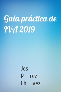 Guía práctica de IVA 2019