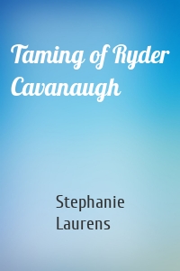 Taming of Ryder Cavanaugh
