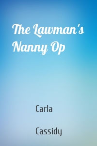 The Lawman's Nanny Op