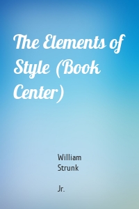 The Elements of Style (Book Center)