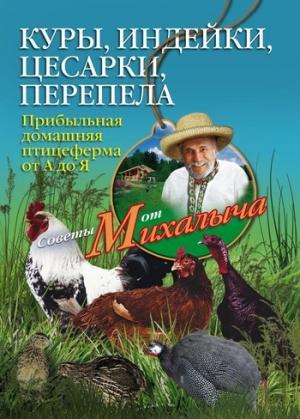 Обложка книги «Куры, индейки, цесарки, перепела. Прибыльная домашняя птицеферма от А до Я» — Николай Звонарев