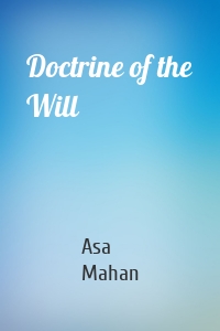 Doctrine of the Will