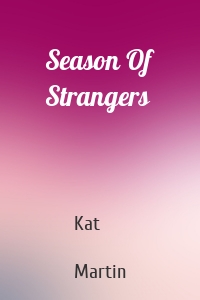 Season Of Strangers