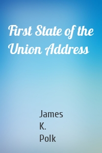 First State of the Union Address