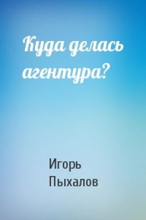 Обложка книги «Куда делась агентура?» — Игорь Пыхалов