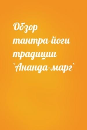 Обложка книги «Обзор тантра-йоги традиции `Ананда-марг`»