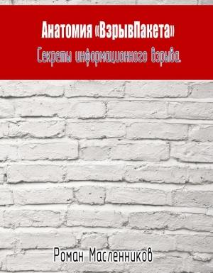 Обложка книги «Анатомия «ВзрывПакета». Секреты информационного взрыва» — Роман Масленников