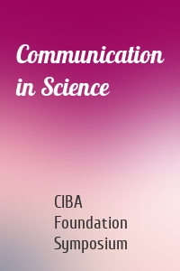 Communication in Science