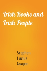 Irish Books and Irish People