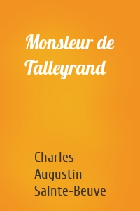 Monsieur de Talleyrand