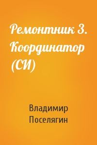 Владимир Поселягин - Ремонтник 3. Координатор (СИ)