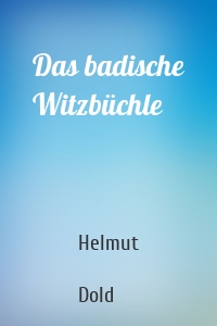 Das badische Witzbüchle