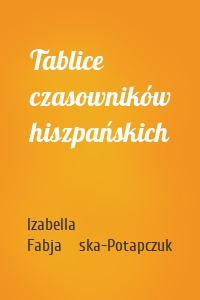 Tablice czasowników hiszpańskich