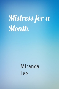 Mistress for a Month