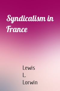 Syndicalism in France