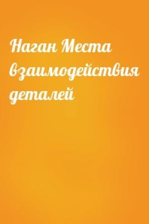 Обложка книги «Наган Места взаимодействия деталей»