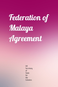 Federation of Malaya Agreement