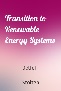 Transition to Renewable Energy Systems