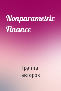 Nonparametric Finance