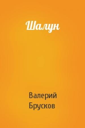 Обложка книги «Шалун» — Валерий Брусков