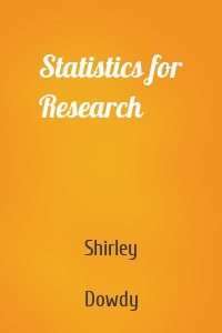 Statistics for Research