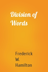 Division of Words