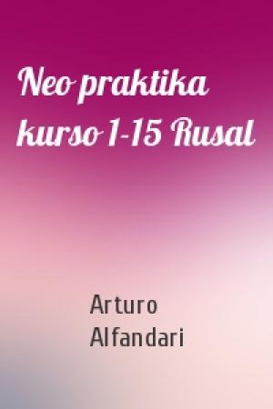 Обложка книги «Neo praktika kurso 1-15 Rusal» — Arturo Alfandari